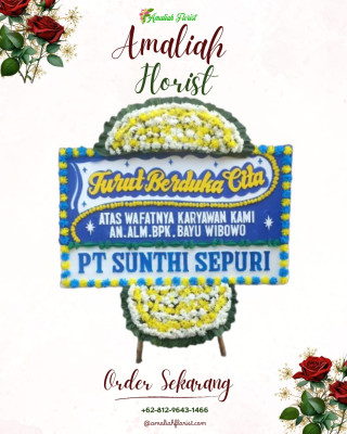 Papan Bunga Duka di Pasirdoton