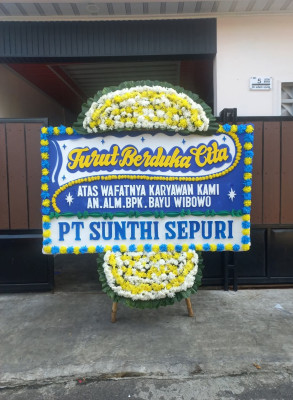 Papan Bunga Duka di Pasirdoton
